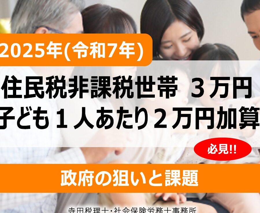 物価高騰の影響と給付金3万円の支給時期について